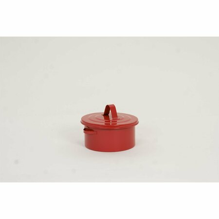 EAGLE SAFETY BENCH & DAUB CANS, Metal - Red Bench Can, CAPACITY: 2 Qt. B602